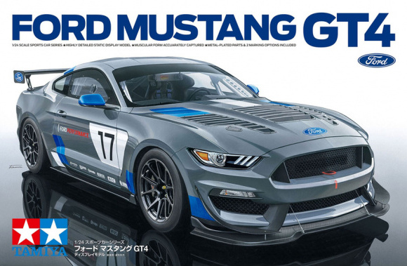 24354  автомобили и мотоциклы  Ford Mustang GT4  (1:24)