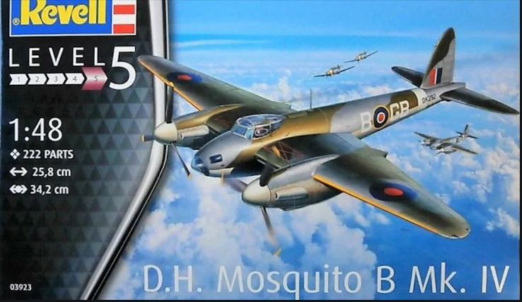 03923  авиация  D.H. Mosquito Bomber Mk. IV  (1:48)