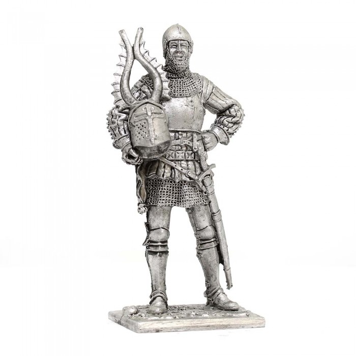 165 M  миниатюра  Европейский рыцарь, конец 14в