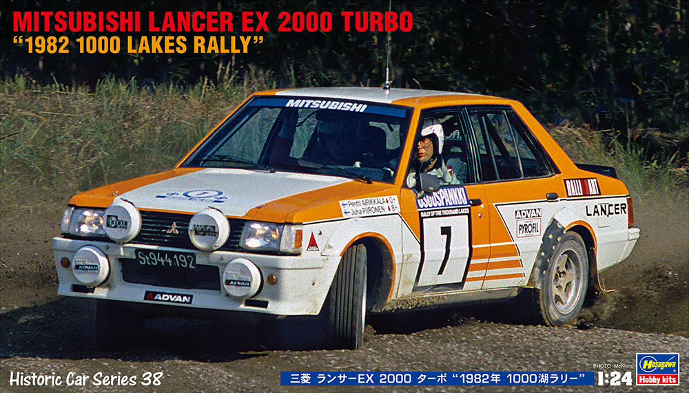 21138  автомобили и мотоциклы  Mitsubishi Lancer EX 2000 Turbo "1000 Lakes Rally 1982"  (1:24)