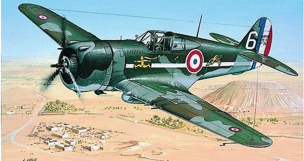 0841  авиация  Curtiss P-36/H.75 Hawk (1:72)