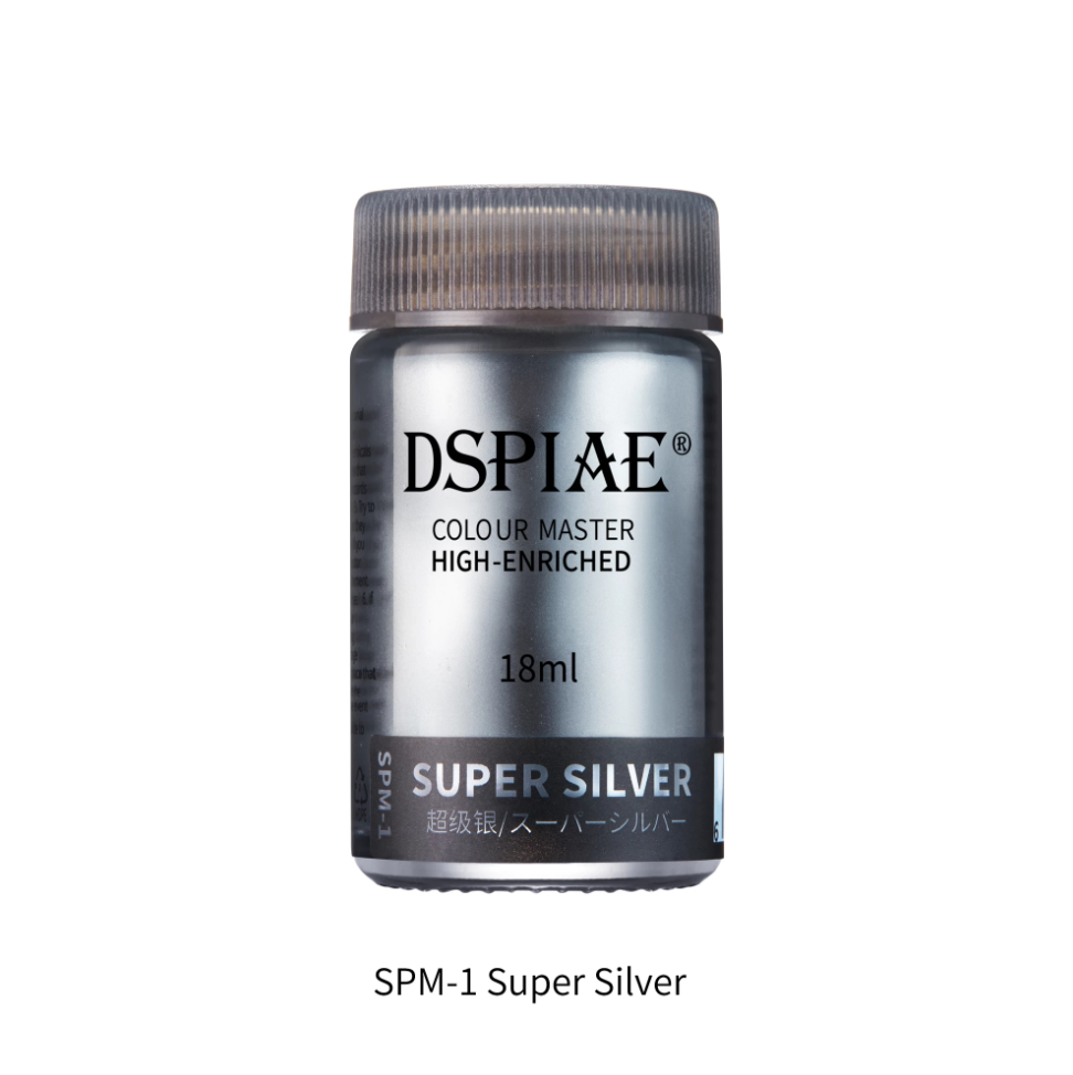 SPM-1  краска  18мл Super Silver