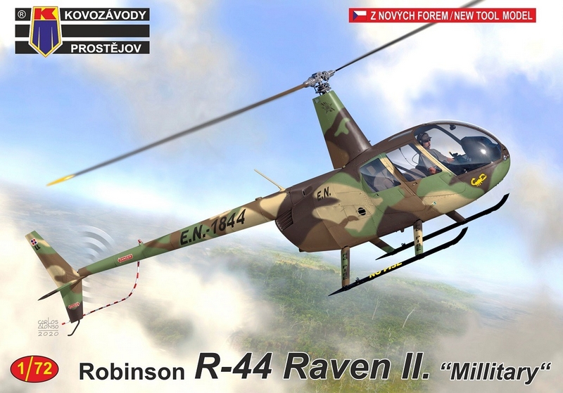KPM0216  авиация  Robinson R-44 Raven II. Military  (1:72)
