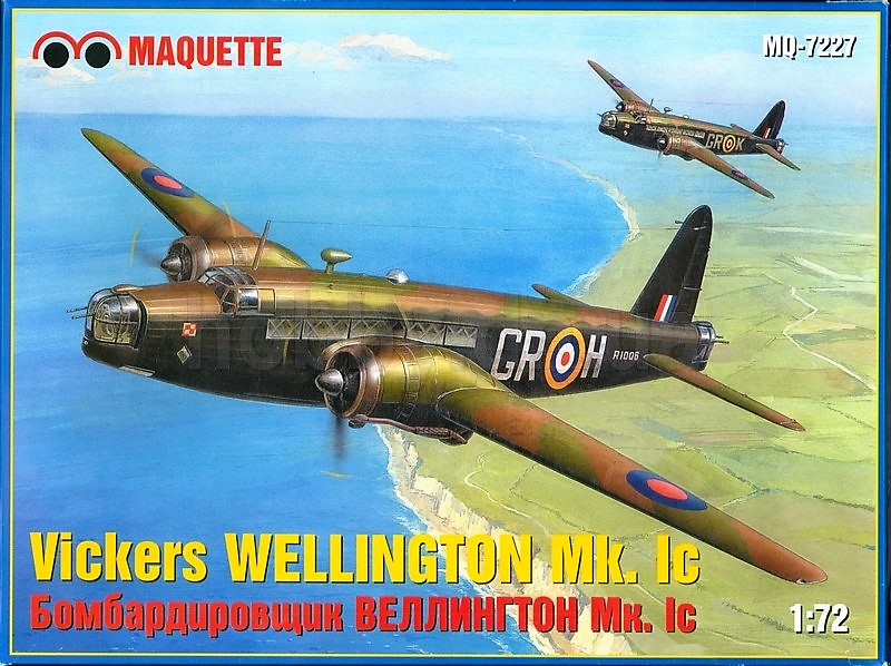 7227  авиация  Wellington Mk.Ic  (1:72)