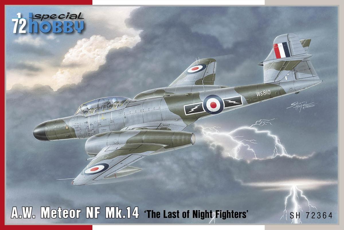 SH72364  авиация  Meteor NF Mk.14 "The last of night fighters"  (1:72)