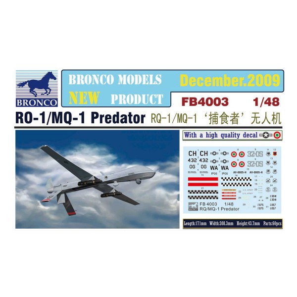 FB4003  авиация  RQ/MQ-1 Predator (1:48)