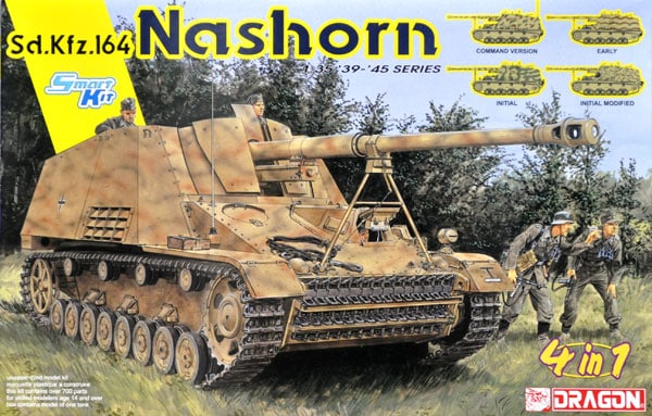 6459  техника и вооружение  САУ Sd.Kfz.164 Nashorn (4 in 1)  (1:35)