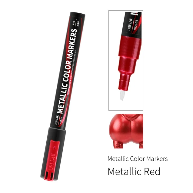 MKA-01  краска  Маркер Metallic Red