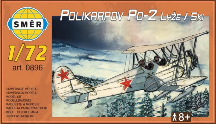 0896  авиация  Polikarpov Po-2 Ski  (1:72)