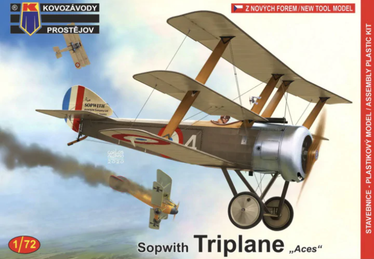KPM0184  авиация  Sopwith Triplane "French Aces“  (1:72)