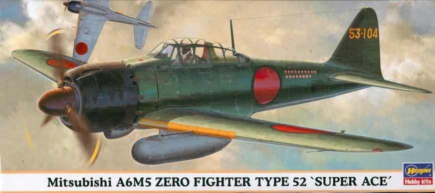 00919  авиация  MITSUBISHI A6M5 ZERO FIGHTER TYPE 52  (1:72)