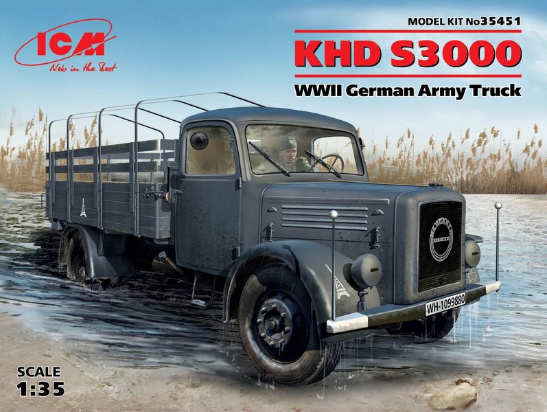 35451  техника и вооружение  Германский грузовик KHD S3000  (1:35)