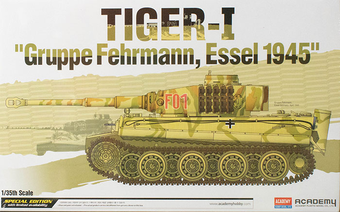 13299  техника и вооружение  Pz.VI Tiger-I "Gruppe Fehrmann, Essel 1945"  (1:35)