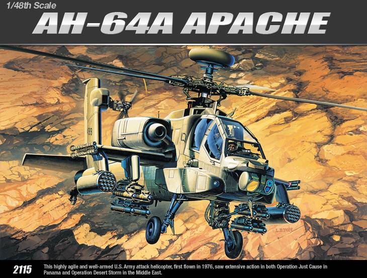 12262  авиация  AH-64A  (1:48)