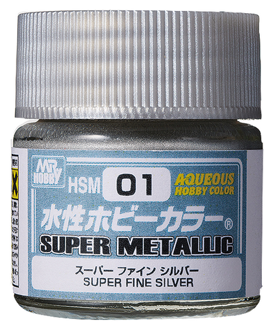 HSM01  краска  10мл. Super Fine Silver