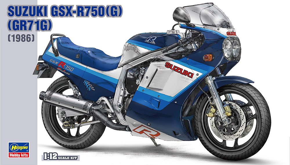 21507  автомобили и мотоциклы  Suzuki GSX-R750 (G) (GR71G) 1986  (1:12)