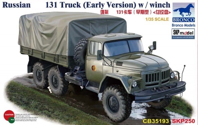 CB35193  техника и вооружение  Russian Z&l-131 Truck (Early Version) w / winch  (1:35)