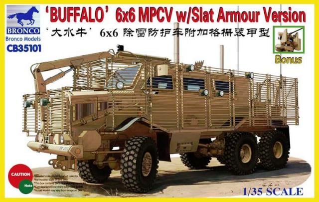 CB35101  техника и вооружение  'BUFFALO' 6x6 MPCV w/Slat Armour Version  (1:35)