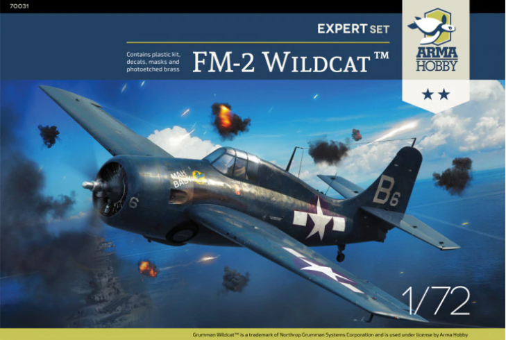 70031  авиация  FM-2 Wildcat Expert Set  (1:72)