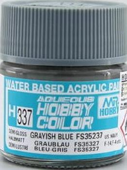 H337  краска 10мл  GRAYISH BLUE FS35237