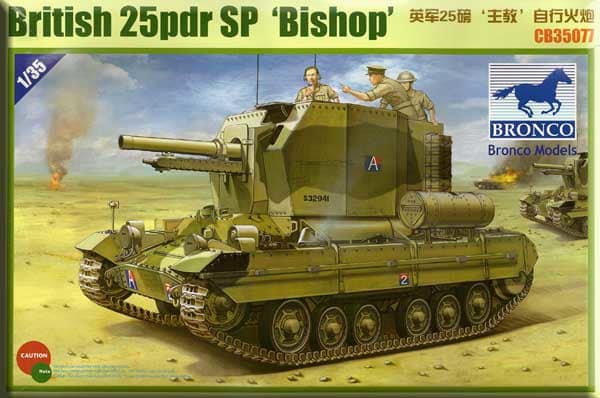 CB35077  техника и вооружение  САУ  British 25pdr SP 'Bishop' (1:35)