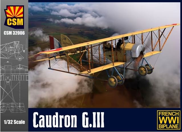 CSM32006  авиация  Caudron G.III  (1:32)
