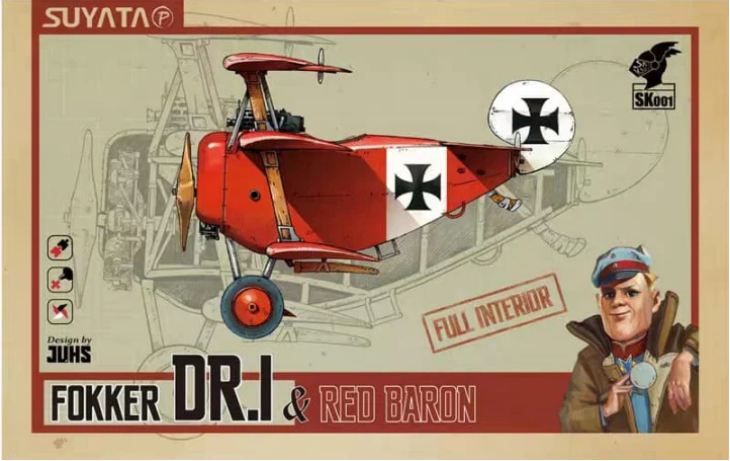 SK001  авиация  Fokker DR.I & Red Baron