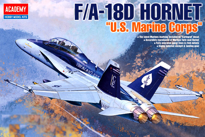 12422  авиация  F/A-18D Hornet (1:72)