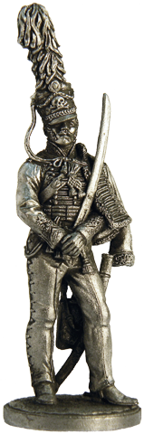 NAP-10  миниатюра  Офицер 2-го лейб-гусарского полка. Пруссия, 1809-15 гг.
