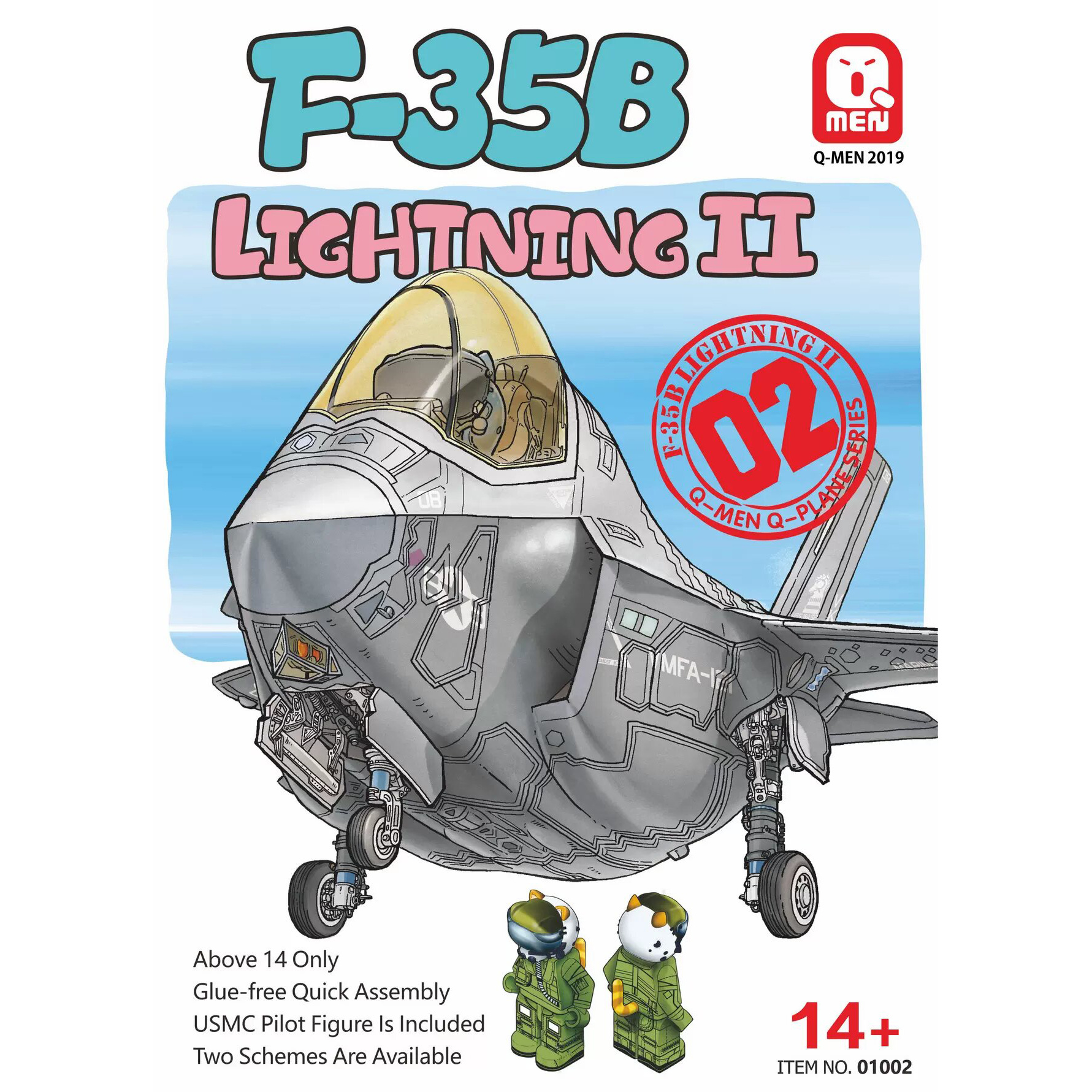 KH01002  авиация  Q-Men F-35B Lightning II
