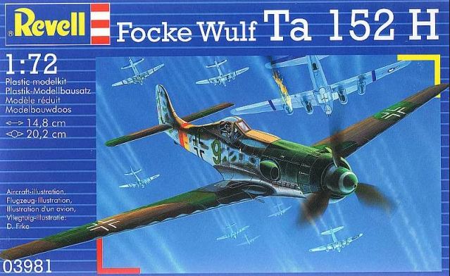 03981  авиация  Focke-Wulf Ta 152 H  (1:72)