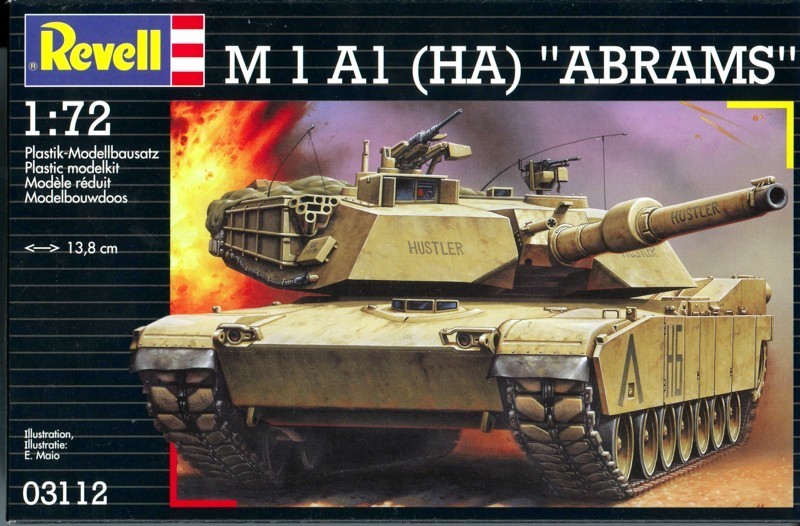 03112  техника и вооружение  Abrams M1A1  (1:72)