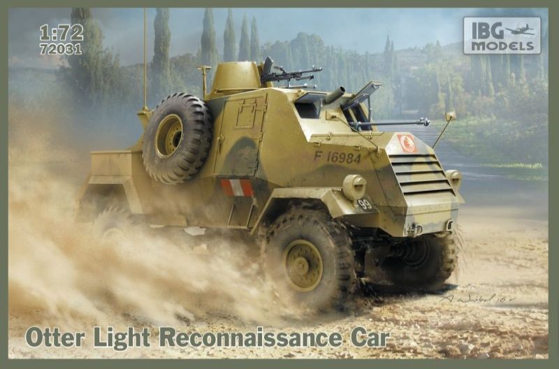 72031IBG  техника и вооружение  Otter Light Reconnaissance Car  (1:72)