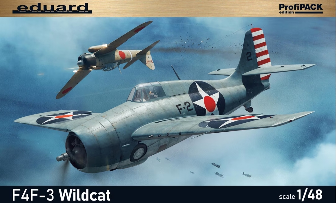 82201  авиация  F4F-3 Wildcat  (1:48)