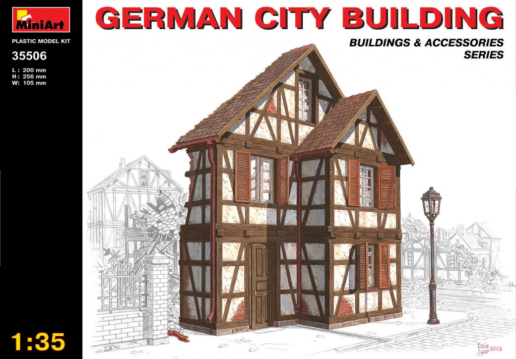 35506  наборы для диорам  GERMAN CITY BUILDING  (1:35)