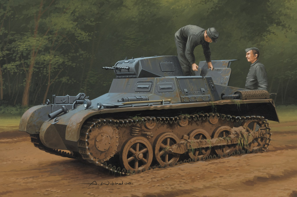 80145  техника и вооружение  German Panzer 1Ausf A Sd.Kfz.101(Early/Late Version)   (1:35)