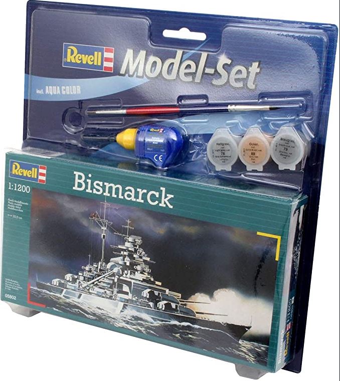 65802  флот  Bismarck Model Set  (1:1200)