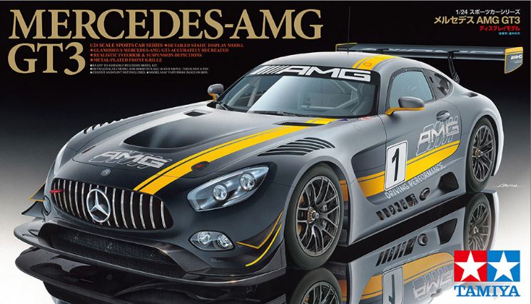 24345  автомобили и мотоциклы  Mercedes AMG GT3  (1:24)