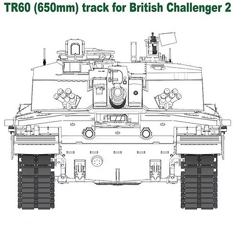 RM-5054  траки наборные  Workable track links for Challenger 2  (1:35)