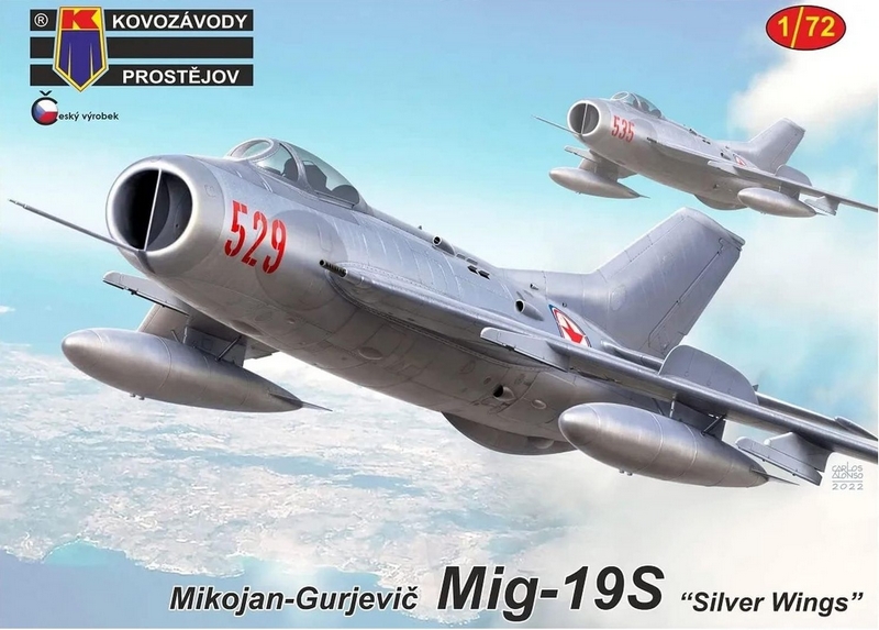 KPM0329  авиация  М&Г-19С "Silver wings"  (1:72)