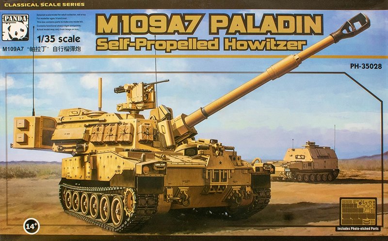 PH35028  техника и вооружение  САУ M109 A7 Paladin  (1:35)