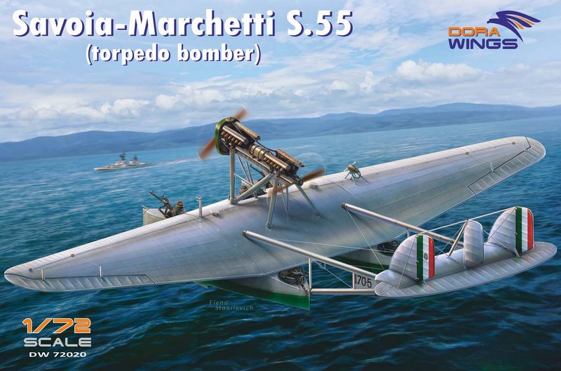 DW72020  авиация  Savoia-Marchetti S.55  (torpedo bomber)  (1:72)
