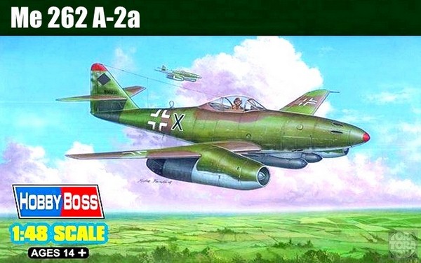 80376  авиация  Me 262 A-2a (1:48)