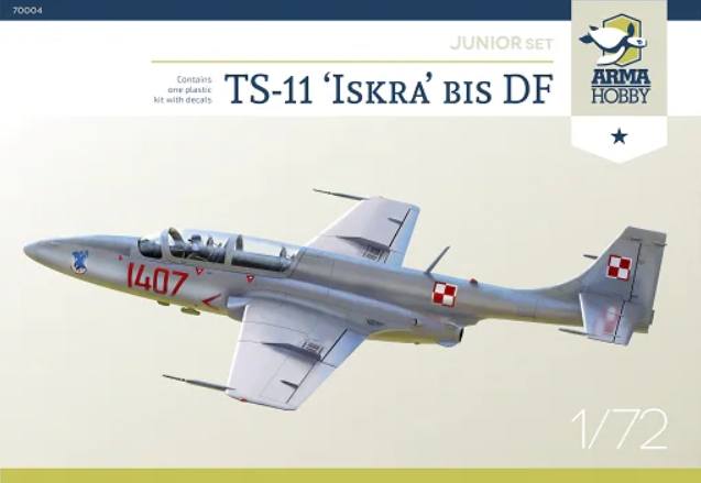 70004  авиация  TS-11 "Iskra" bis DF junior set  (1:72)