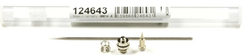 HS-124643  аэрография  Распылительный комплект 0.2 mm Nozzle set for COLANI