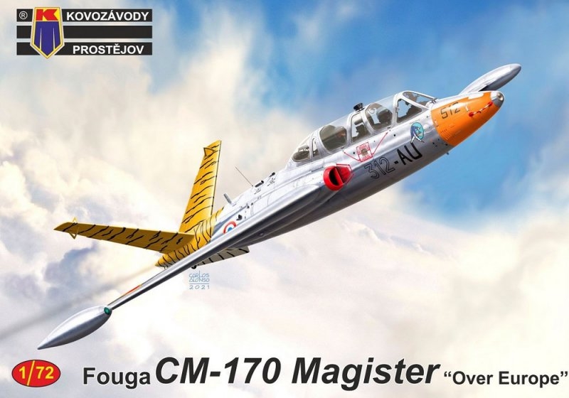 KPM0242  авиация  Fouga CM-170 Magister "Over Europe"   (1:72)