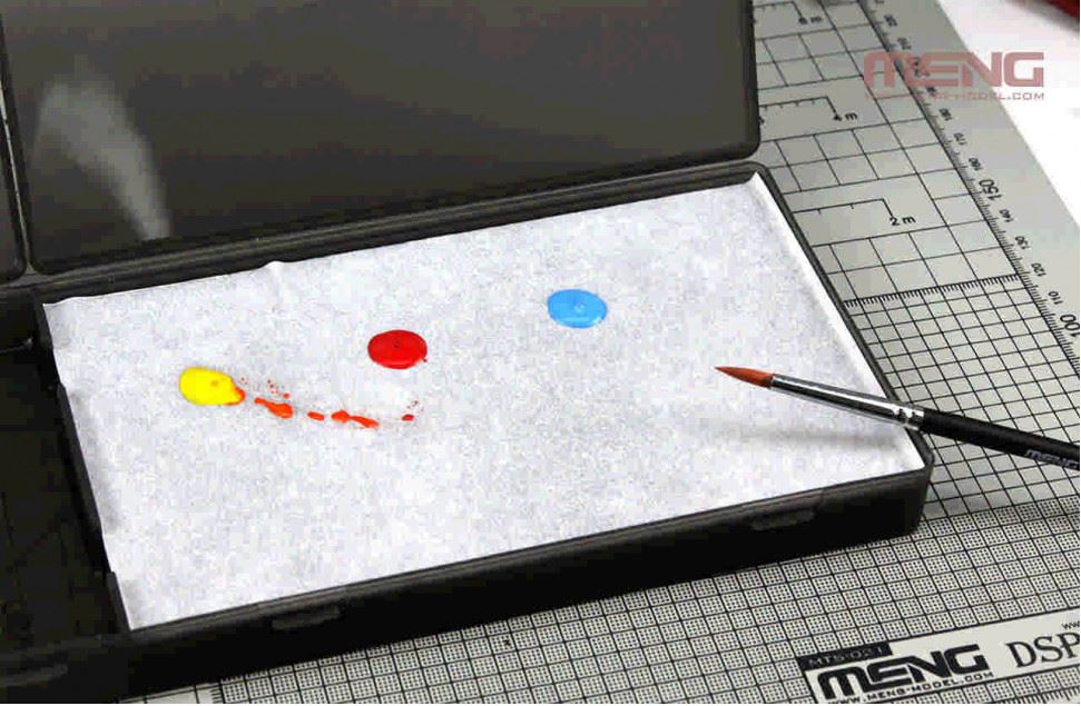 MTS-024a  инструменты для работы с краской  Бумага для влажной палитры Pallete Paper Refill