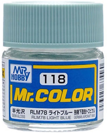 C118  краска 10мл  RLM78 LIGHT BLUE