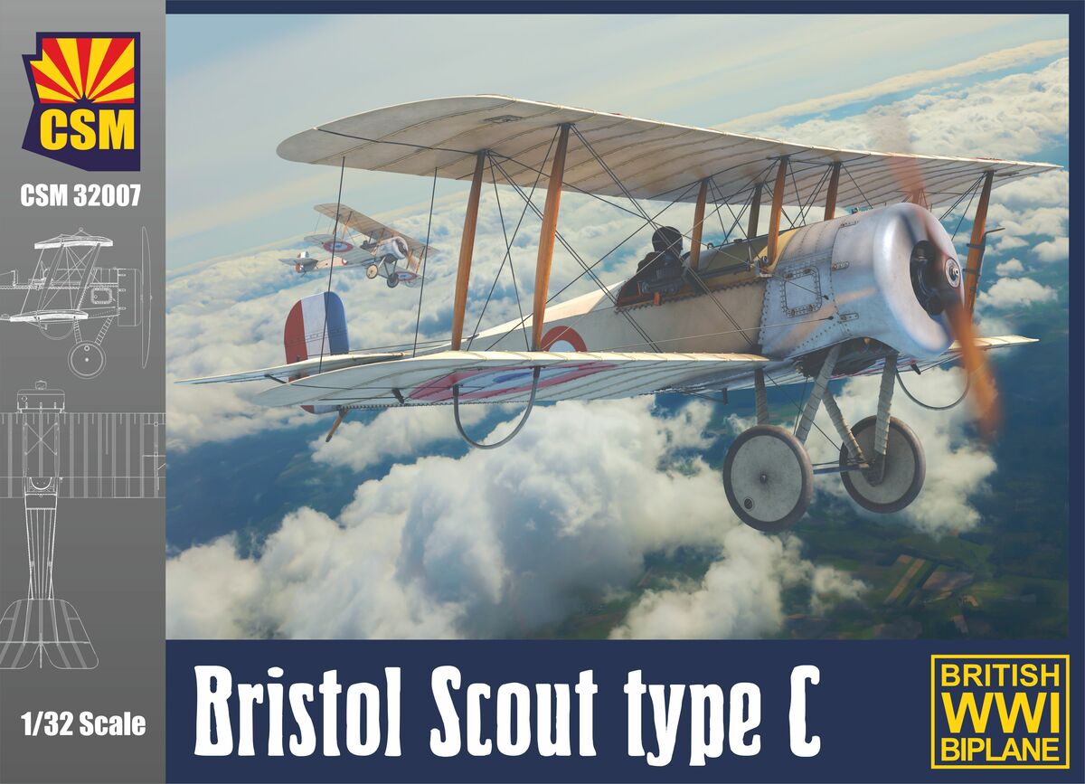 CSM32007  авиация  Bristol Scout type C  (1:32)