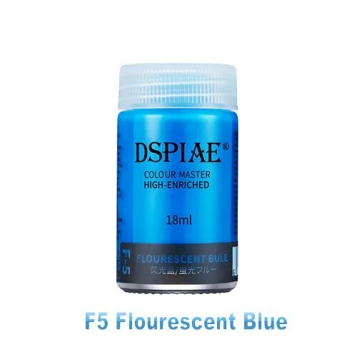F-5  краска  18мл Flourescent Blue